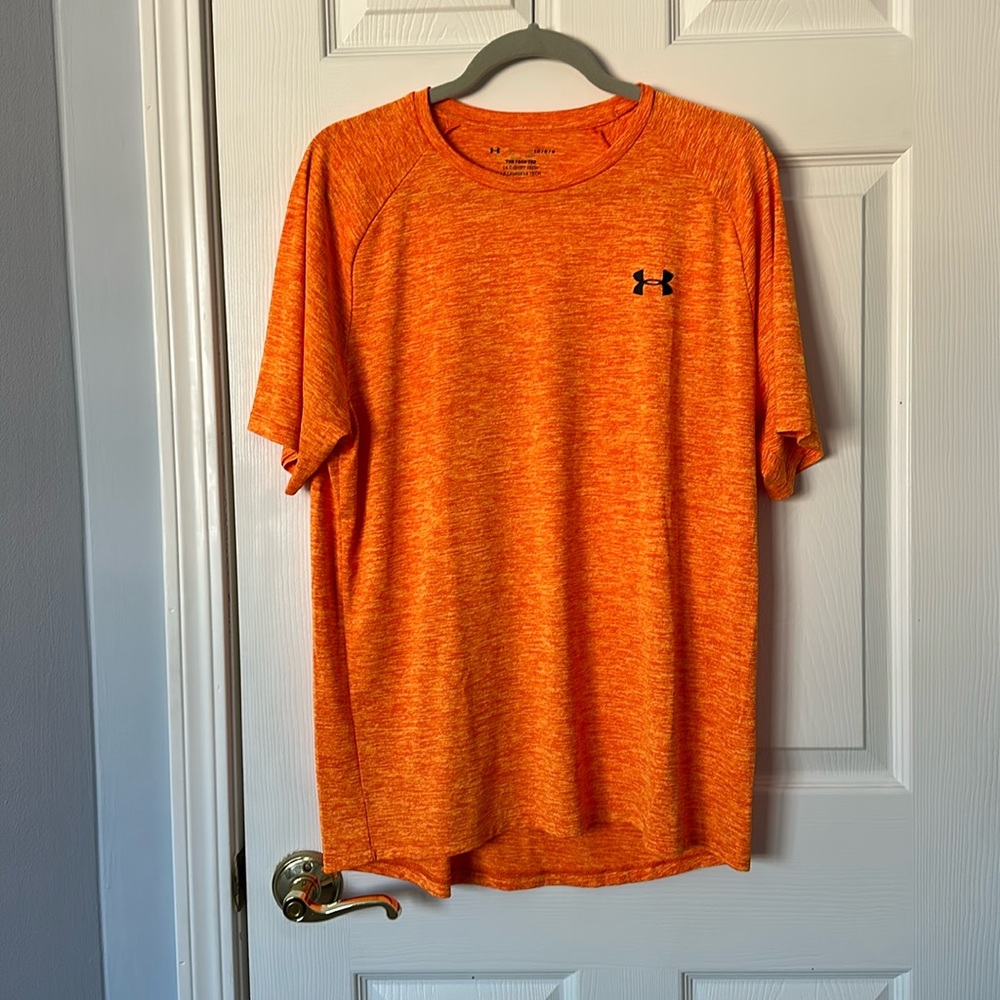 Under Armour Orange The Tech Tee T-Shirt